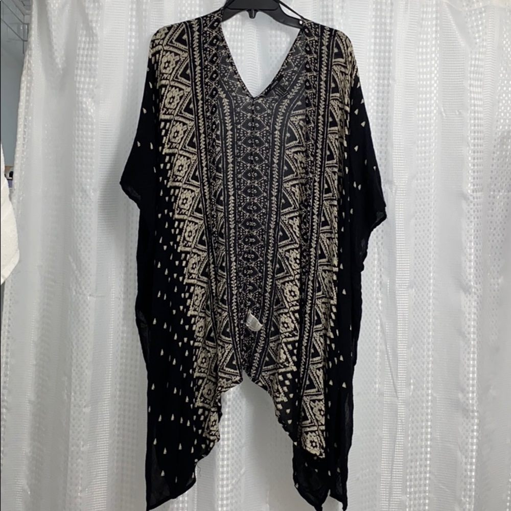 Forever 21 Printed Kimono/Cardigan